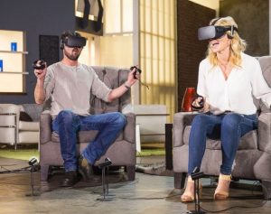 two people using virtual reality
