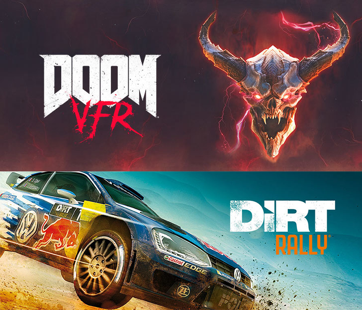 Doom VFR and Dirt Rally VR